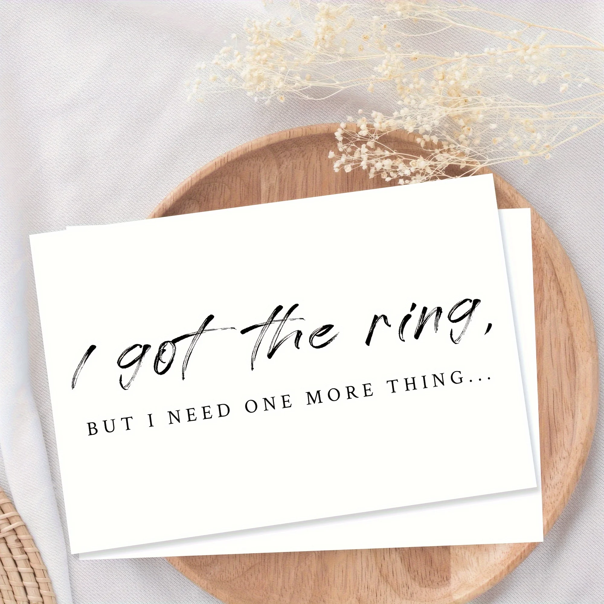 10pc I got the ring but I need one more thing, will you be my bridesmaid, wedding bridesmaid card greeting card to invite brides