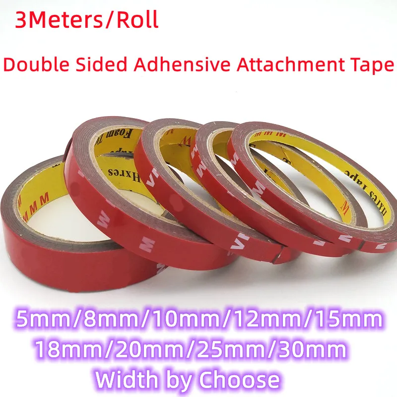 5-20mm High strength Adhesive Tape Acrylic 0.8 mm Thick Double-sided Tape