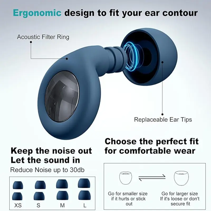 Silicone Ear Plugs Sleeping Earplugs Noise Reduction Waterproof Ear Plug for Swimming Ear Plug Protection Earplugs Set Oordopjes - Image 5