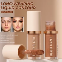 2025 beauté vitrée 2 couleurs liquide contour pour améliorer le Contour du visage, imperméable, mat, V-face façonnage Contour visage maquillage 5
