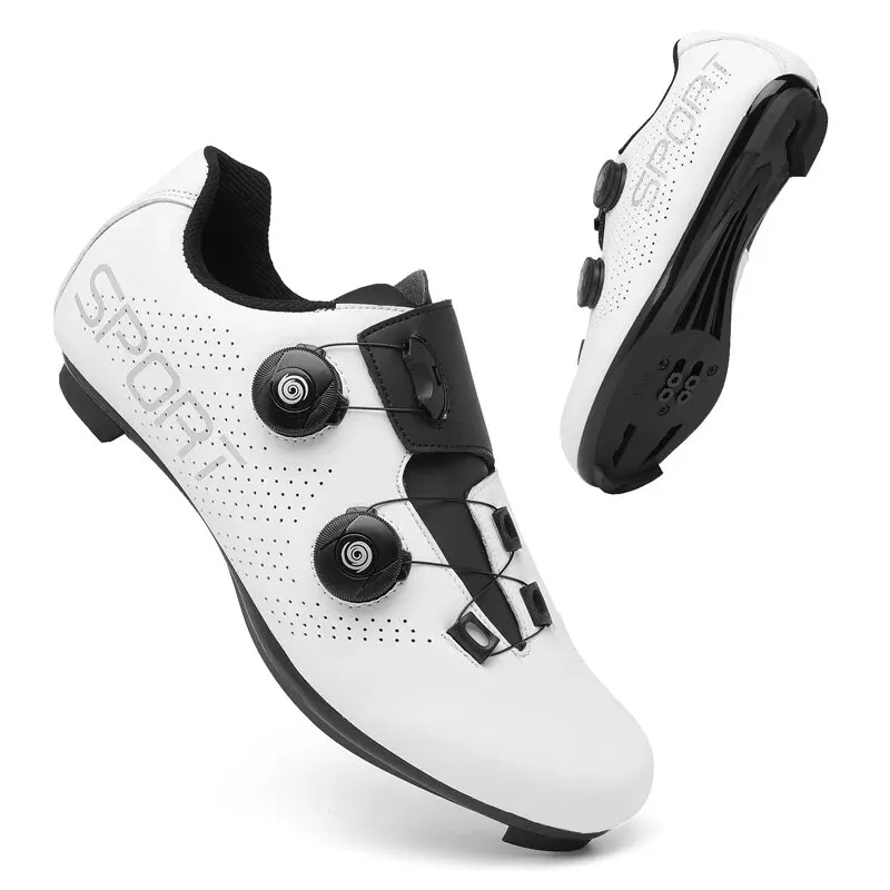 Sparco Scarpe Da Ciclismo Uomo SP-F7 Basse - Tomaia In Pelle E Sintetico, Suola In Gomma