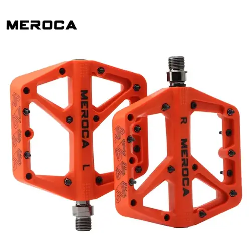 Meroca Bike Pedal Nylon Fiber Bearing Pedal For MTB Lightweight Extra Large Size Non-slip Wear-resistant Bicycle Accessories - Image 11