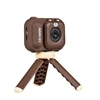 S11 48MP Handheld Bracket HD Dual-Lens Children Camera With Photo Video Support Fixed Multifunctional Camera, Easy Install Brown 6