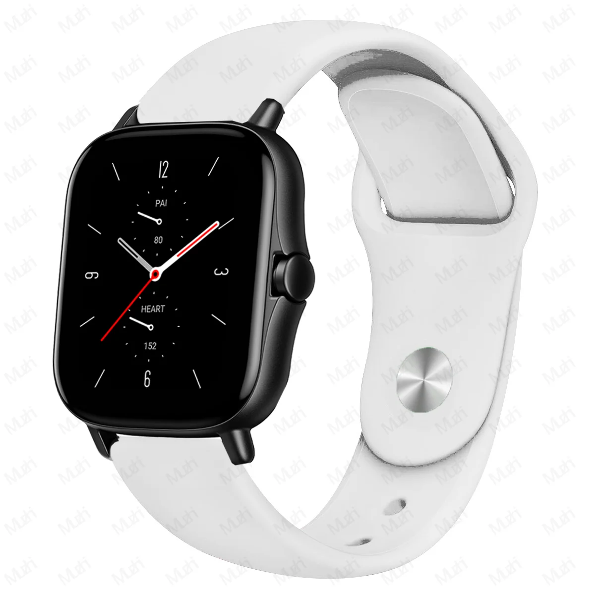 Versatile Silicone Sport Wristband - 20mm/22mm Adjustable Strap