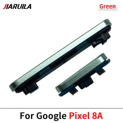 Enhanced Side Volume and Power Button Key Set Replacement Part (Pixel 8A Green)