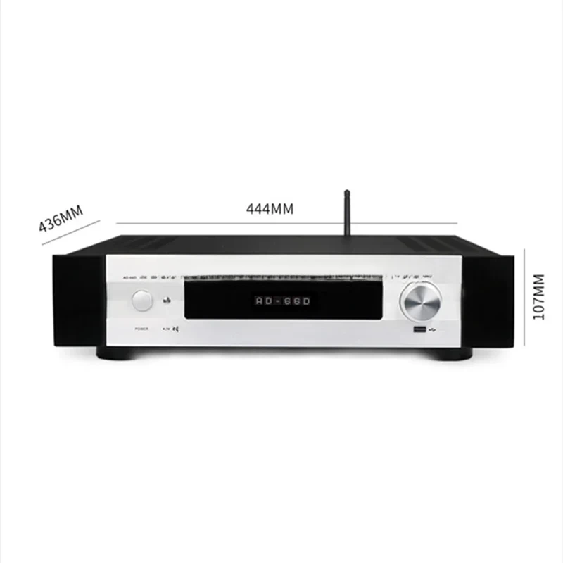 

Class A Combined HIFI Digital BT Power Amplifier U Disk Playing High Woofer Adjustment Winner AD-66D Multifunctional