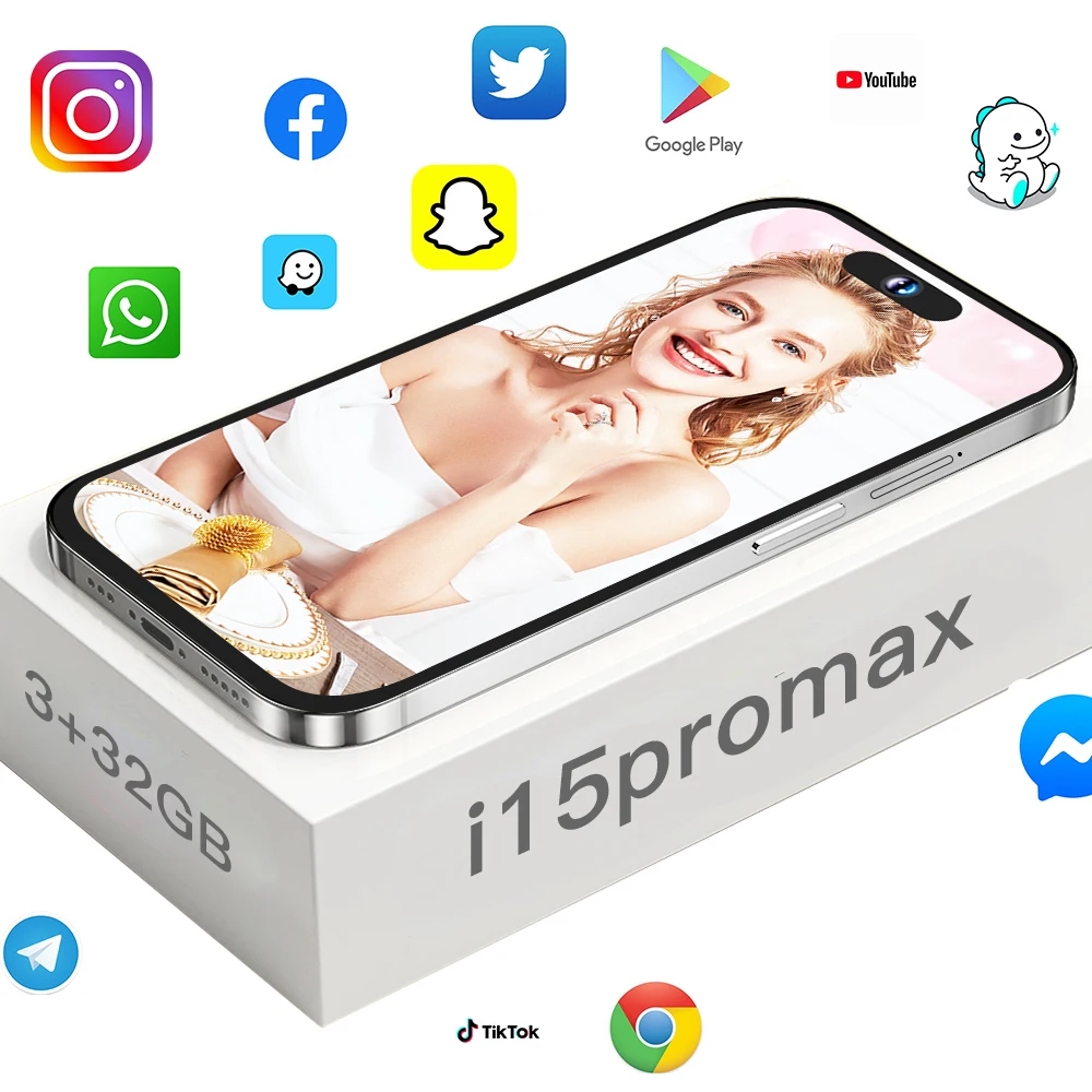 

Global Version i15PRO MAX 4G Smartphone Android 8.1 3GB / 32GB 3250mAh Cellphone 2MP+13MP Camera 6.53 inch 4 Core Mobile Phone