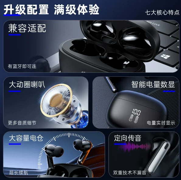 M47 Wireless Earphone Bluetooth HiFI Stereo Touch Control Waterproof Earphone TWS Sports Earphone With Microphone