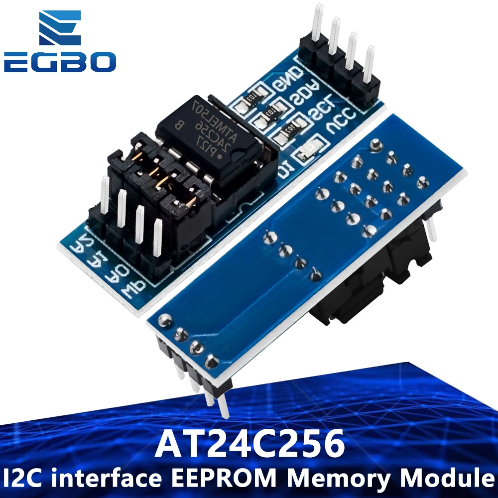 1PCS-EGBO-AT24C256-24C256-I2C-interface-EEPROM-Memory-Module-for ...