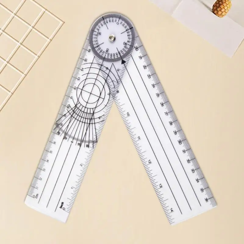 0-140mm 360 Degree Goniometer Angle Medical Spinal Angle Ruler Inclinometer Ruler Protractor finder Measuring Tool