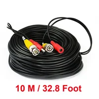 Câble BNC 10M/32.8 pieds pour CVBS CCTV DVR, accessoires de système d'enregistrement de caméra, câble vidéo, alimentation cc, câble BNC de Surveillance de sécurité 1