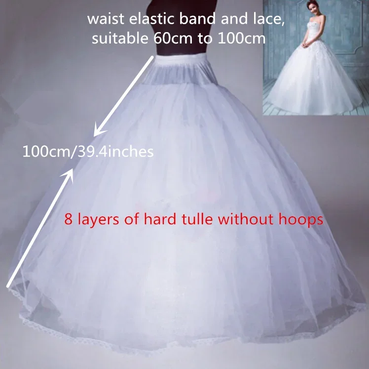 Women Cancan Skirt Petticoat Underskirt Hoopless High Quality 3 Layers 6 Layers 8 Layers without Hoops Dance Free