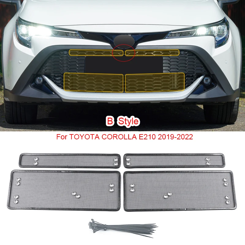 Auto Insektbeweis-netzes Für Toyota Corolla E210 2019-2025 Wasser Tank  Abdeckung Racing Gitter Schutz Net Kondensator Externe zubehör - AliExpress