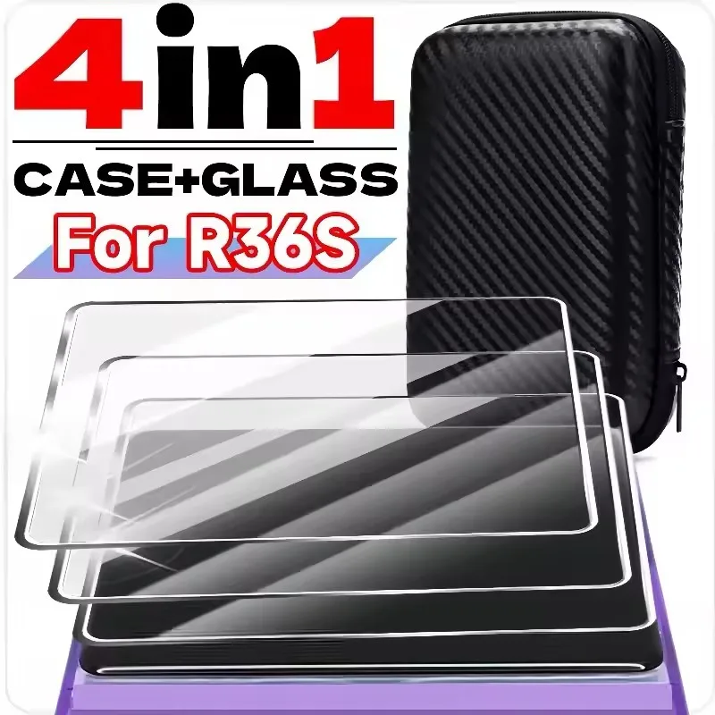 Funda Protectora EVA Para R36S Y R35S – Carcasa Rígida A Prueba De Golpes, Con Compartimentos Para Accesorios, Antipolvo Y Antiarahazos
