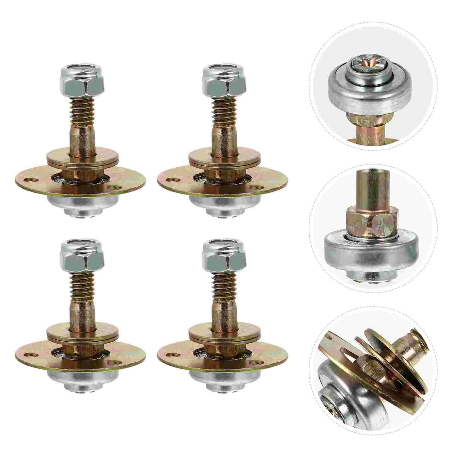 

4 Pcs Rocking Chair Bearing Glider Hardware Bolts Furniture Connecting Fittings