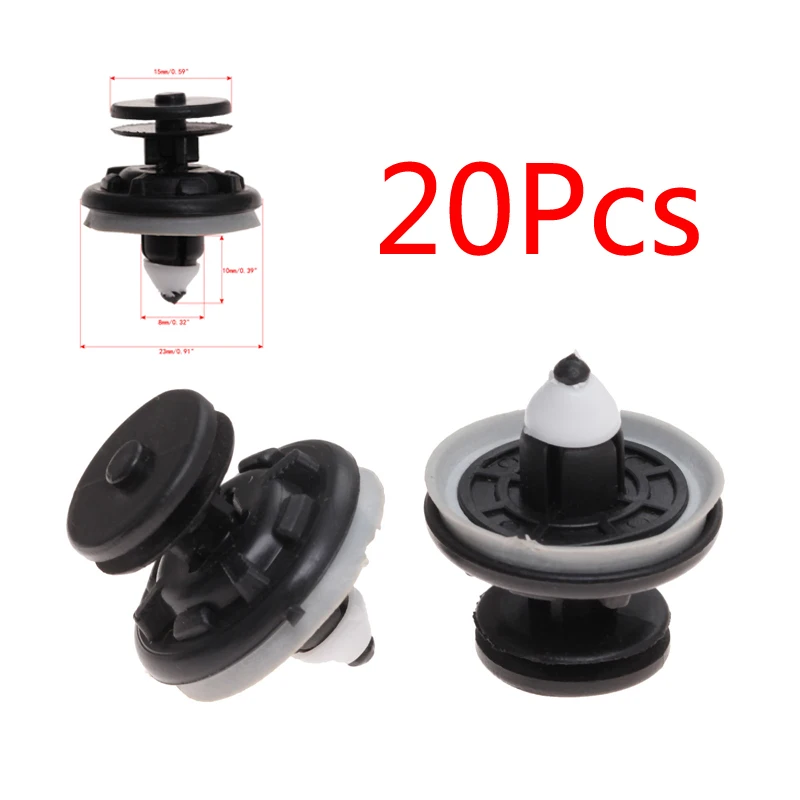 20Pcs Auto Car Plastic Clips Per Volkswagen Vw Golf Jetta Passat Cc Caddy Interior Trim Panel Door Card Trim Clip Vendita All'Ingrosso