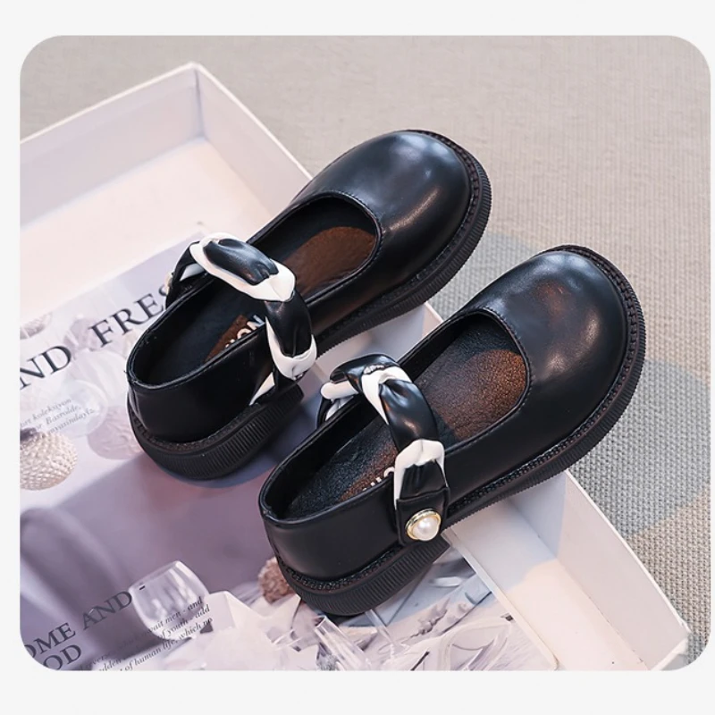 Girls Soft Sole Elegant School Dance Flats Shoes
