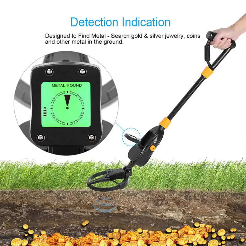 Metal Detector Deep Sensitive Metal Detector Searching Gold Digger Treasure Scanner for Children hot