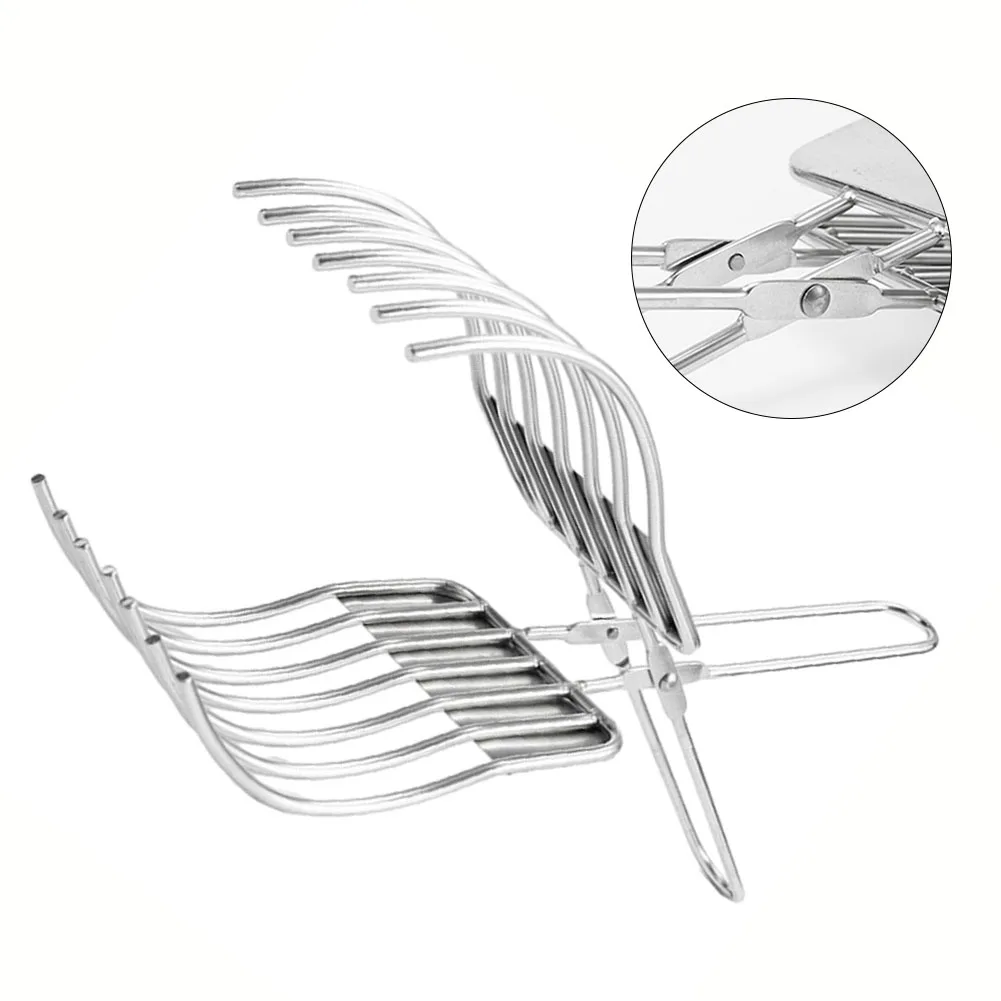 

Щипцы для обжарки мяса и хлеба, из нержавеющей стали, 28x9,3 см