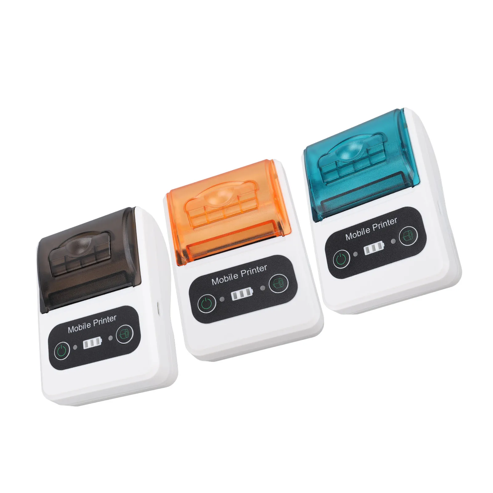 Bluetoothsmall Thermal Receipt Printer Versatile Toothed Blade Portable Thermal Receipt Ticket Printer Space Saving for Office