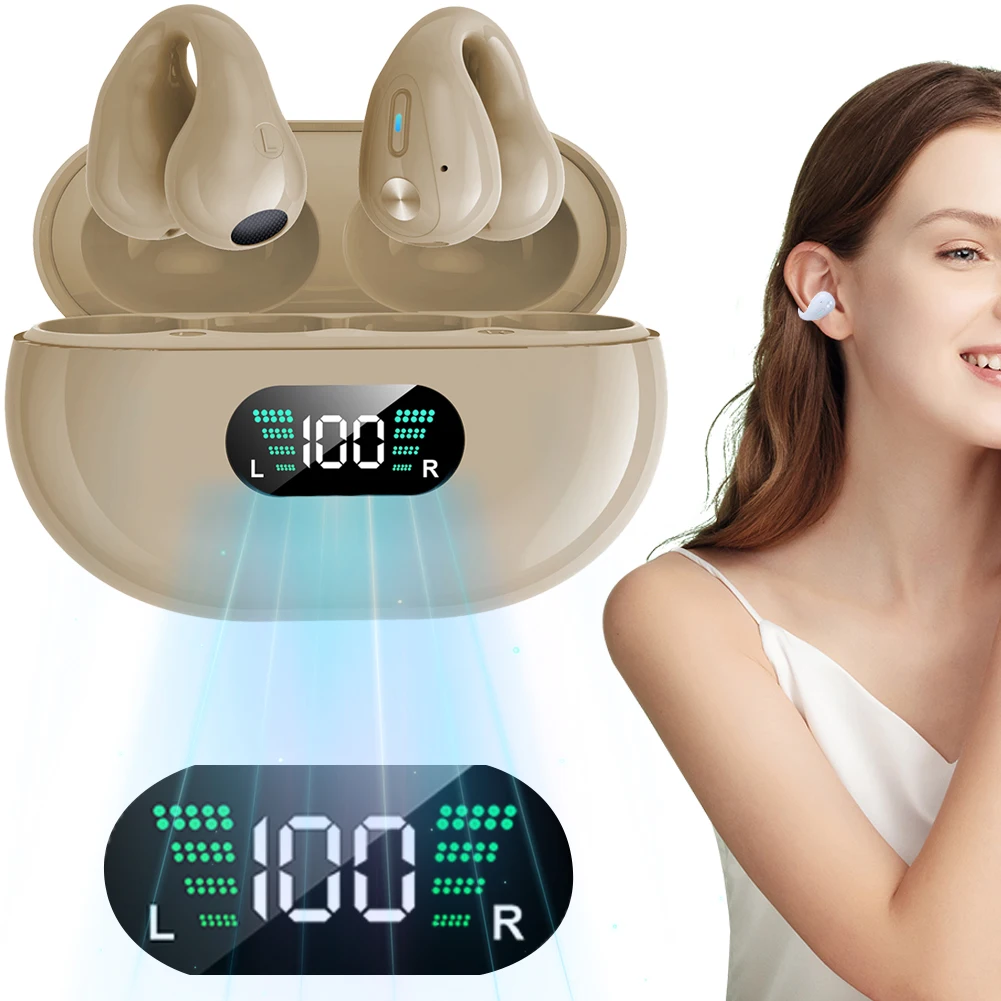 YYK-Q80 AI Language Translation Earbuds 144 Languages Translation Bluetooth Headphones Real-time Two-Way Travel Business Earbuds