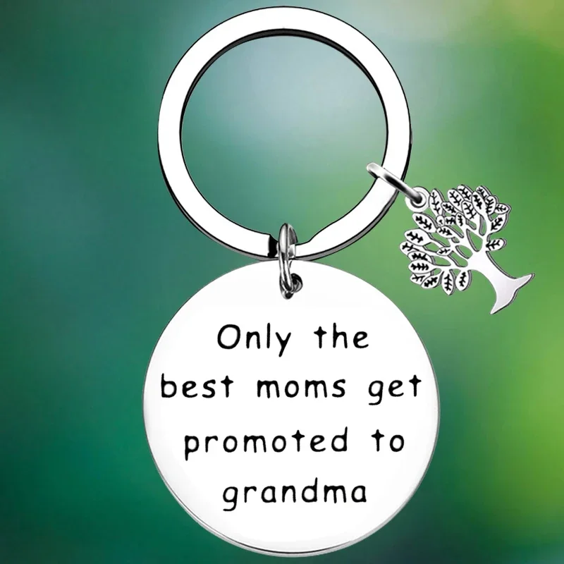 

Grandma Gift Keychain Grandmother Announcement Gift First Time Grandma Gifts Key Chain Pendant