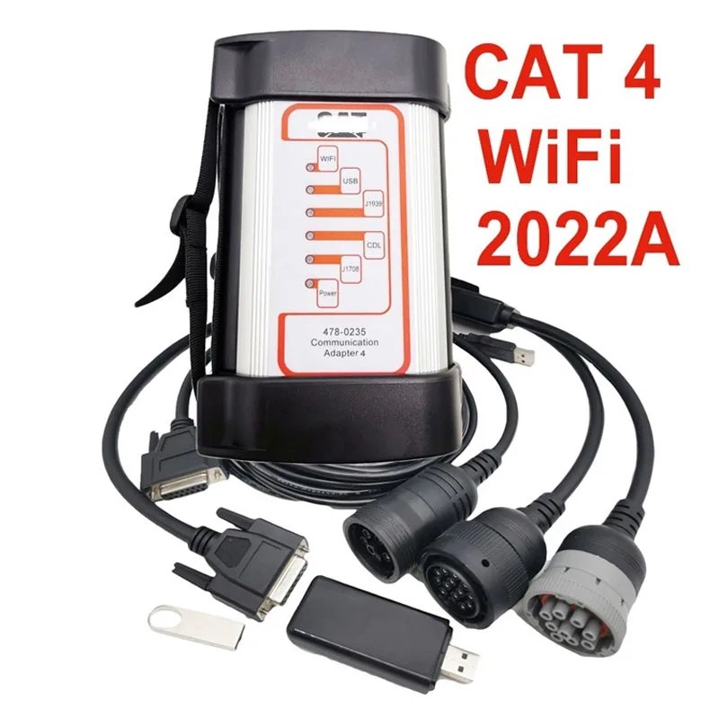 

CAT ET4 2022A WIFI version is applicable to KEYGEN plus 14 pin cable truck diagnostic tool