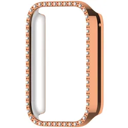 Bling Design Hollow Crystal Protective Cover for Band 10 Pro Ceramic (Plating Rose Gold)