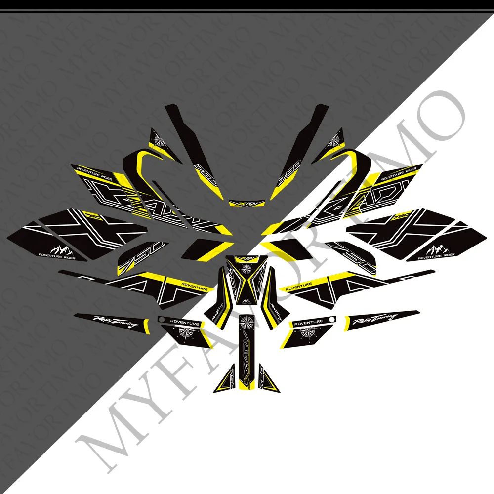 

Protector For Honda X-ADV XADV X ADV 750 Tank Pad Kit Knee Wheel Stickers Decals Body Fender Shell Windshield 2021 - 2024