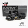 MINI GT 1:64 Aventador SVJ 63 Roadster Nero Aldebaran Black LHD Diecast Model Car 1