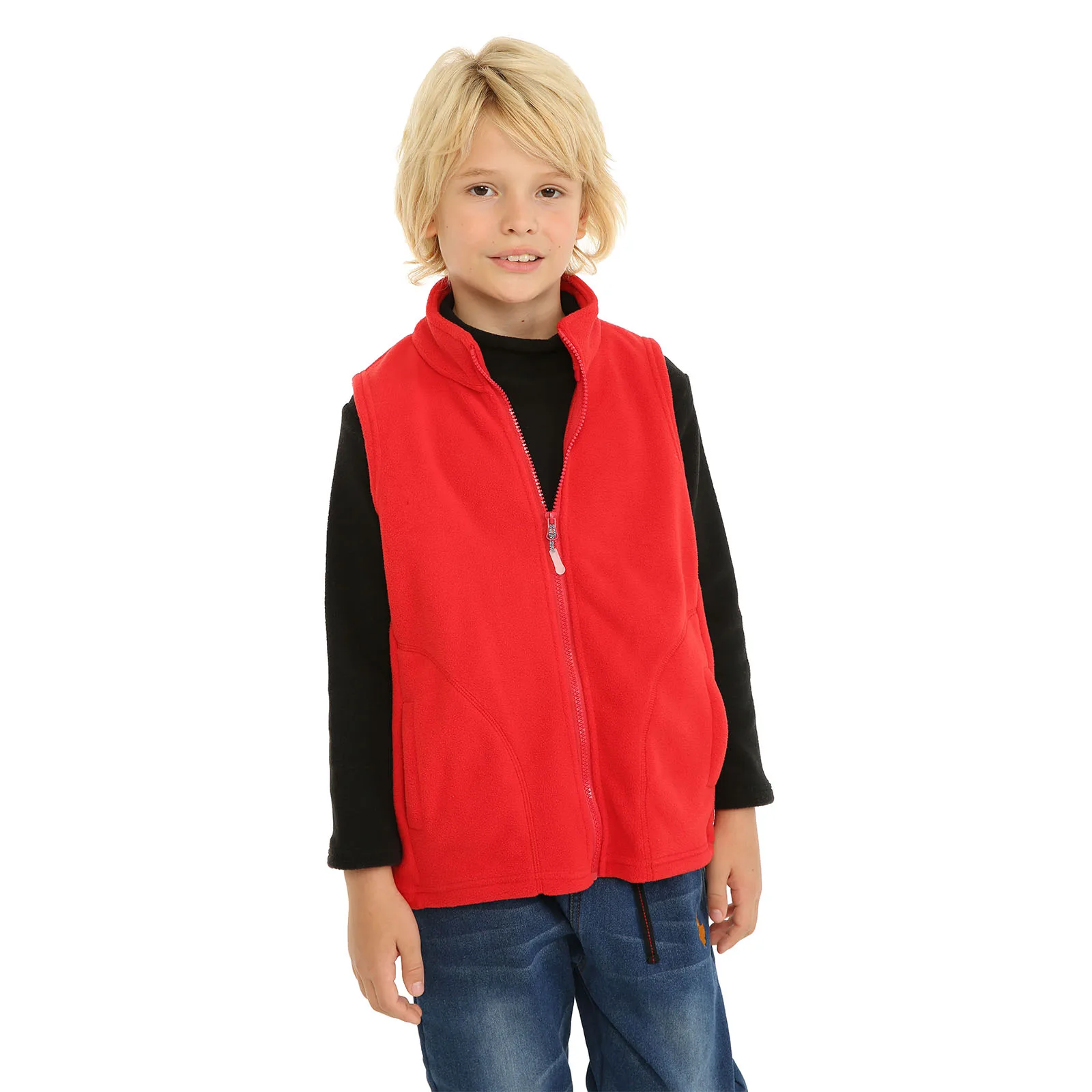 Kids Fleece Vest Autumn Winter