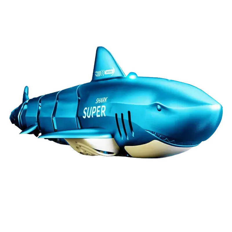 Remote Control Shark Spray Light Whale 2.4g Remote Control Boat Electric Kids Pool Beach Bath Boys Adults Toy Xmas Gift Surprise 5