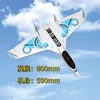 Qlq Remote-controlled Aircraft Model Fixed Wing 800mm Wingspan Whiteboard Racing Delta Epo Aircraft Toy Children's Gift 4