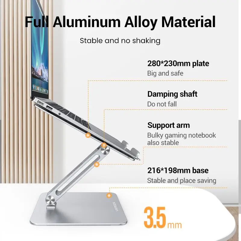 

To Laptop Stand Holder For PC Macbook Air Pro Foldable Vertical Notebook Stand Laptop Support Macbook Pro Tablet Stand