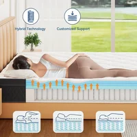12 Inch Twin Mattress in a Box, Memory Foam Hybrid Mattress Individually Pocketed Springs for Isolate Motion, Pressure Relief 2