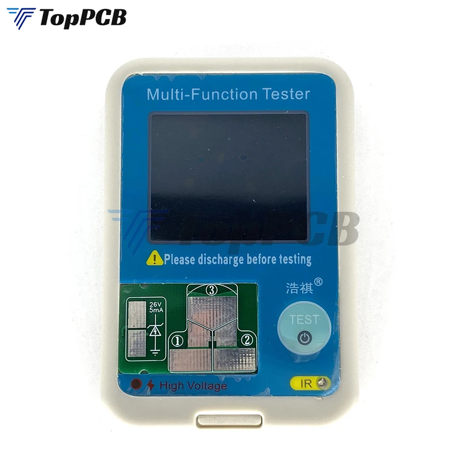 Multimetro digitale ,Multimetro e tester di transistor con display LCD TFT LCR-MF9 | Leroy Merlin