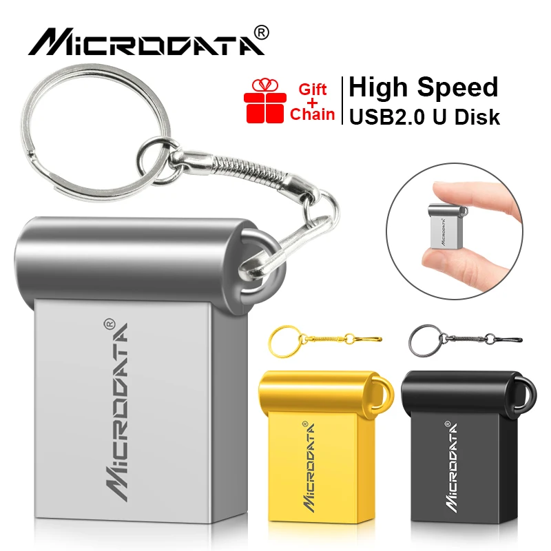 Usb Flash Drive 3 colour Usb Flash Drive 4GB 8GB 32GB 64GB 128GB Waterproof Metal U Disk Memory Stick