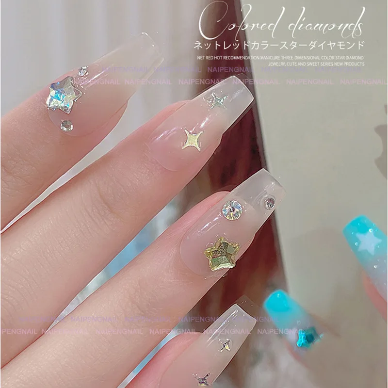 30pcs Nail Art Diamond Jewelry Heart Pointed Big Bottom Gems 12x13mm  Decorations