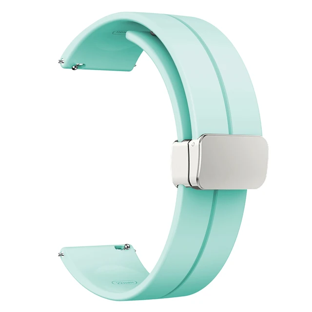 Silicone Magnetic Smartwatch Band - 20mm/22mm