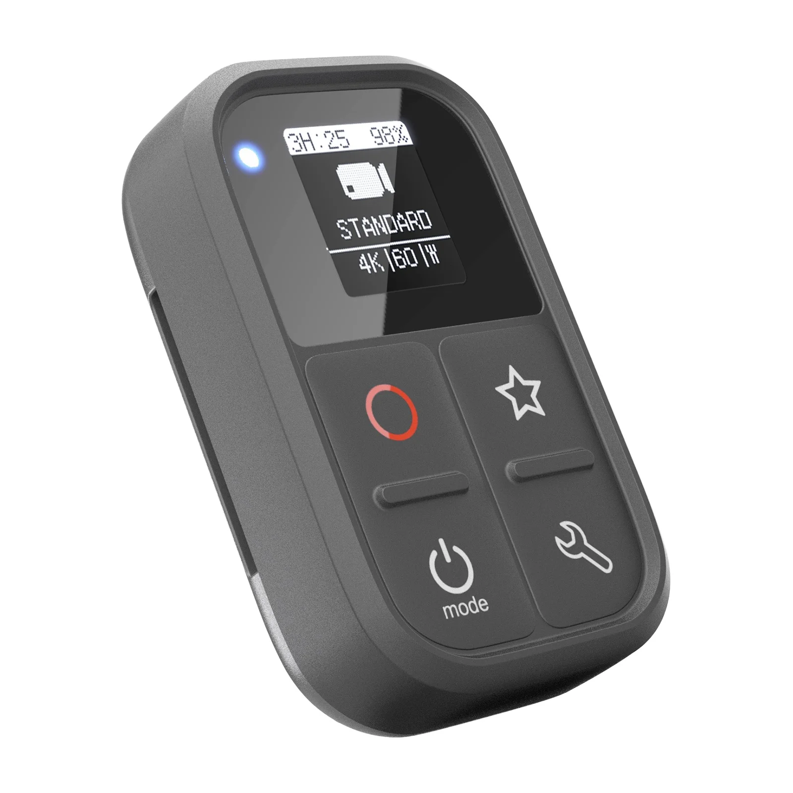 Wireless Smart Remote Control for GoPro Hero 10/9/8 Black/Max/7 Black/6 Black 80M Control Distance with Stick Mount Wrist Strap camera remote shutter button,camera remote shutter release