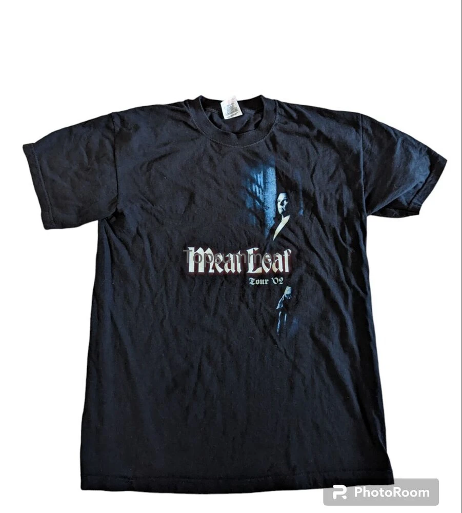 

Meat Loaf Tour 02 Tour T Shirt Fruit Of The Loom Large Vintage Rock Band Black