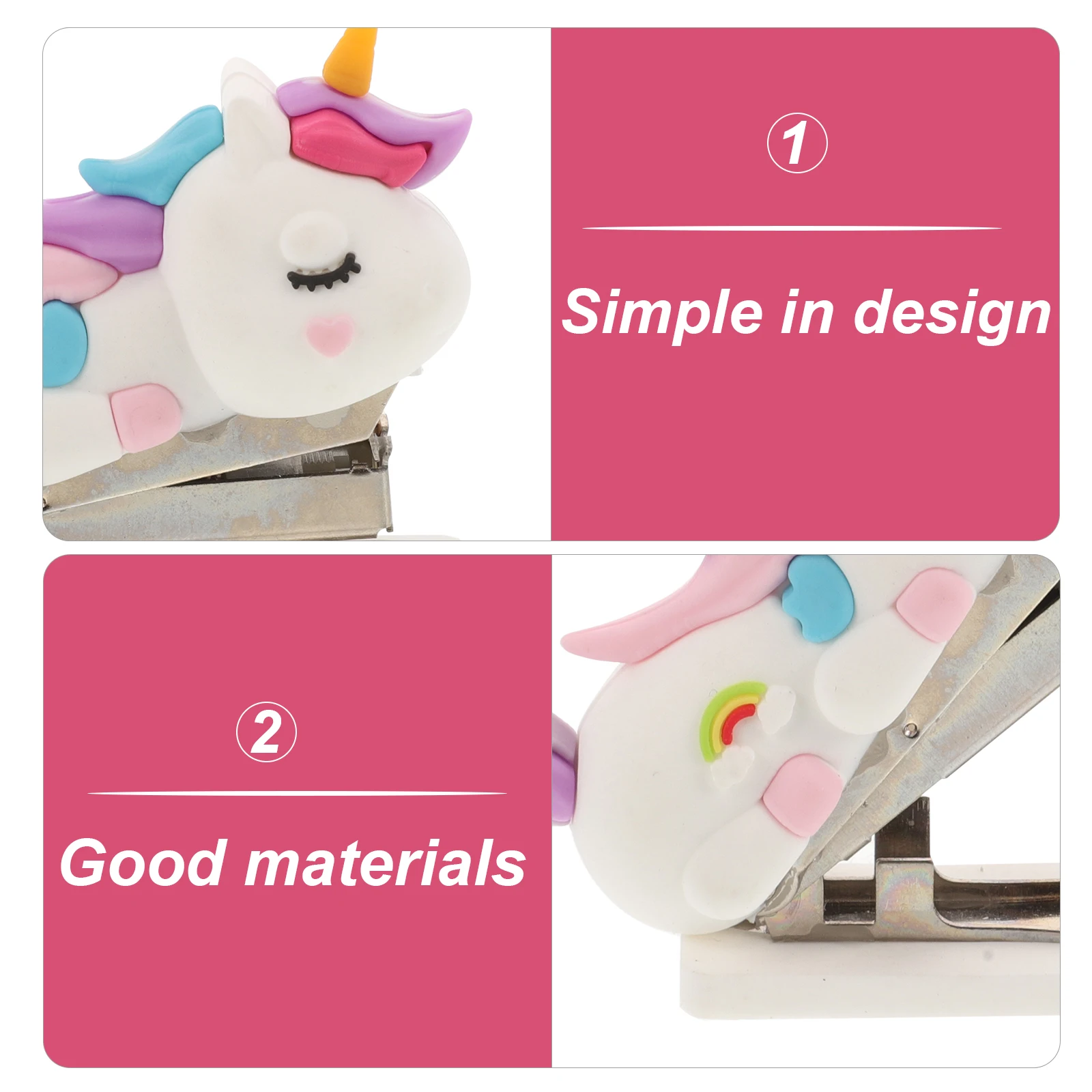 Mini Stapler Home Accessory for Desk Students Small Cute Decorative Hand Office Teacher