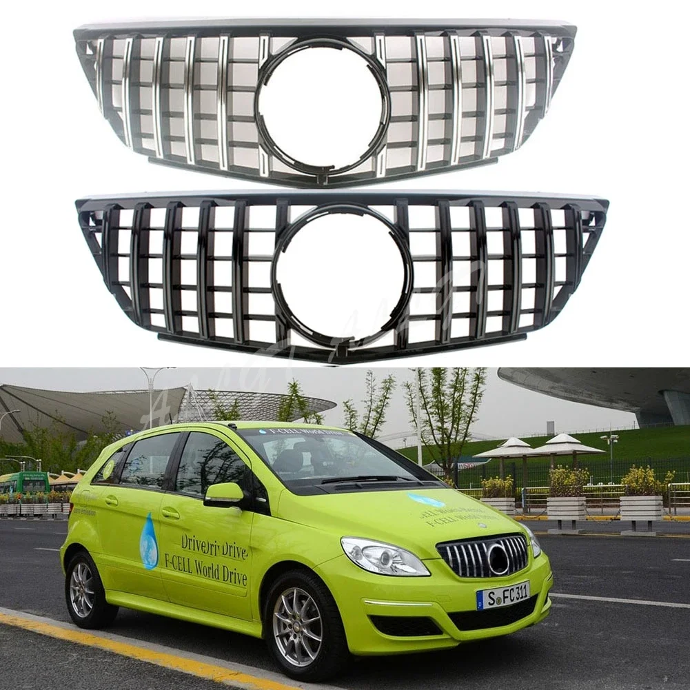 

Передний гриль центральный капот Модифицированная решетка вентиляционный бампер для Mercedes-Benz B-Class B150 B160 B170 180 B200 W245 2009 2010 2011