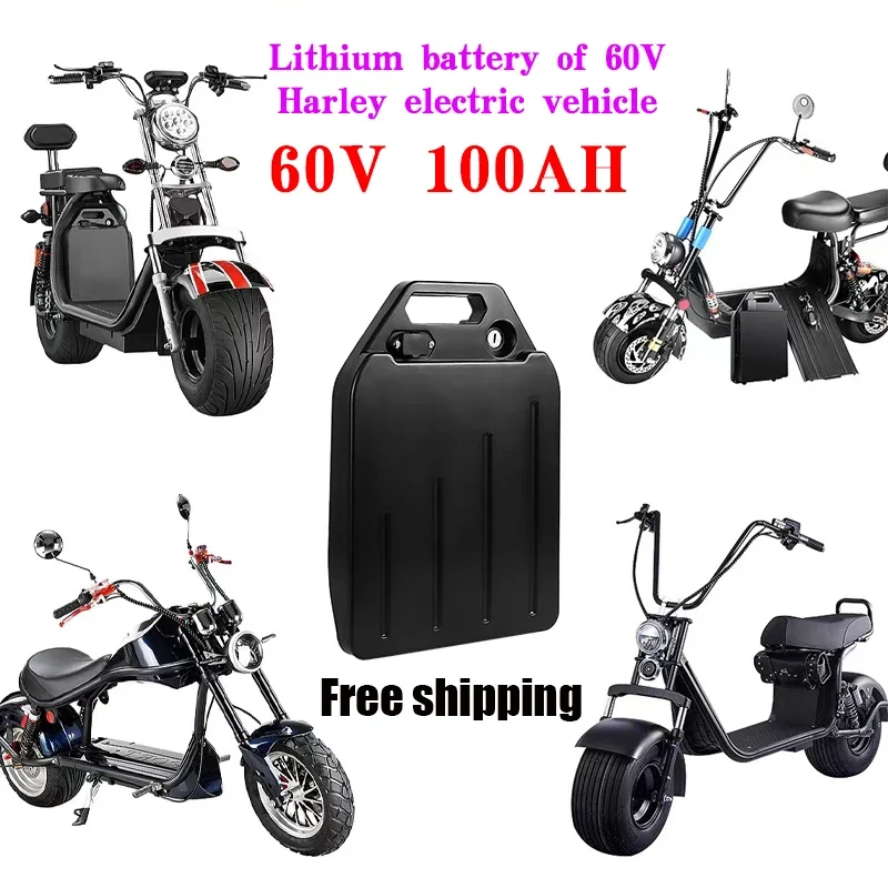 

2023 New Electric Car Lithium Battery Waterproof 18650 Battery 60V 20ah for Two Wheel Foldable Citycoco Electric Scooter Bicycle