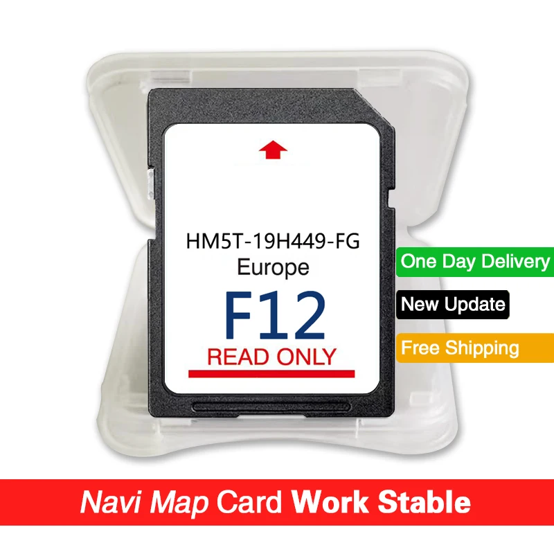 GPS Map Navigation SD Cards Navi SD Card Sync2 F12 Kuga Mondeo S-Max C-Max Focus Sync2 HM5T-19H449-FG for Ford Car