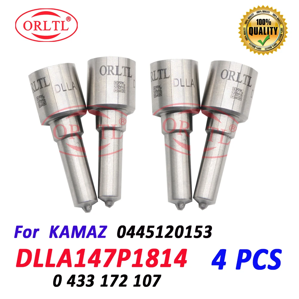 

ORLTL DLLA 147P 1814 Diesel Injector Nozzle DLLA147P1814 OEM 0 433 172 107 Fuel Sprayer 0433172107 for BOSCH KAMAZ 0445120153