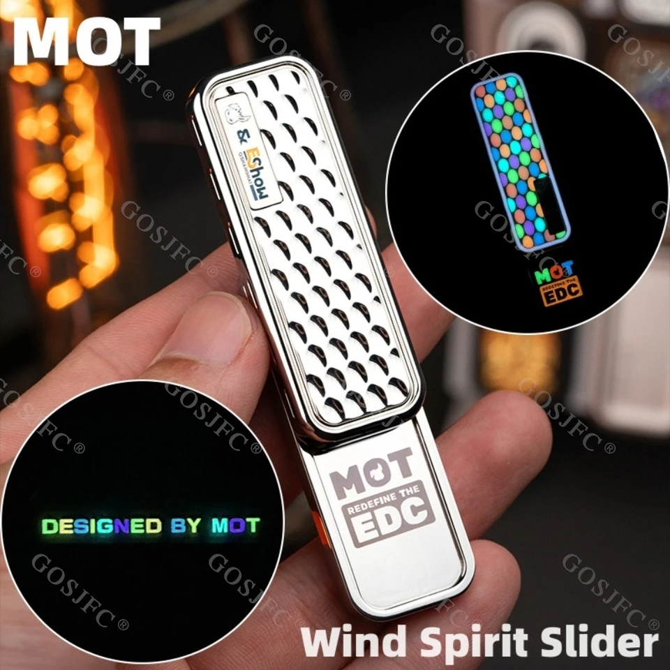 MOT 風スピリットプッシュスライダー発光コーティングステンレス鋼金属