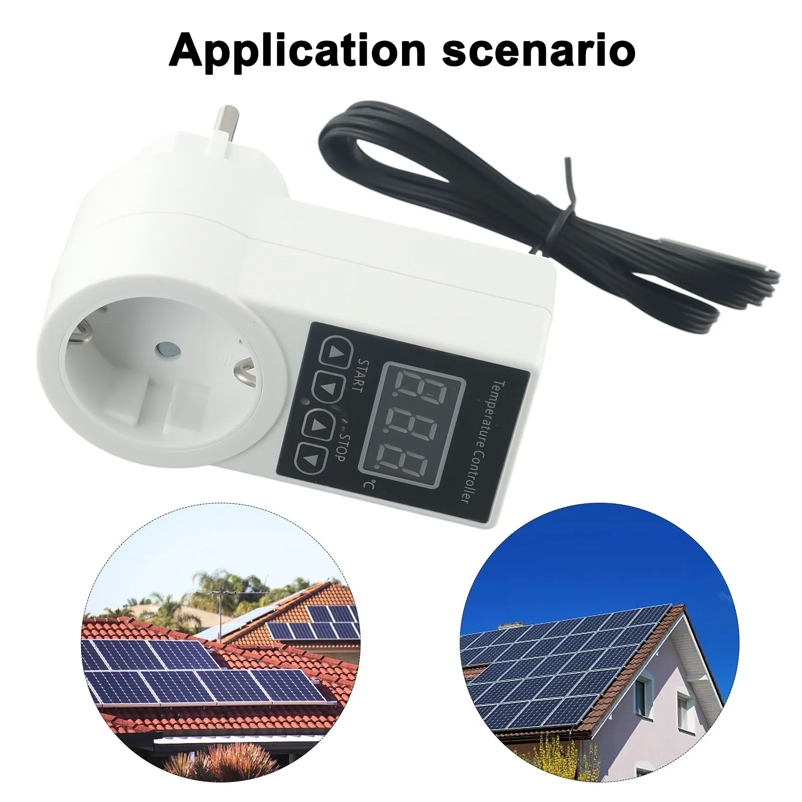 

Temperature Switch Thermostat Sockets Digital For Greenhouse Heating LCD Display Temperature Controller High Quality