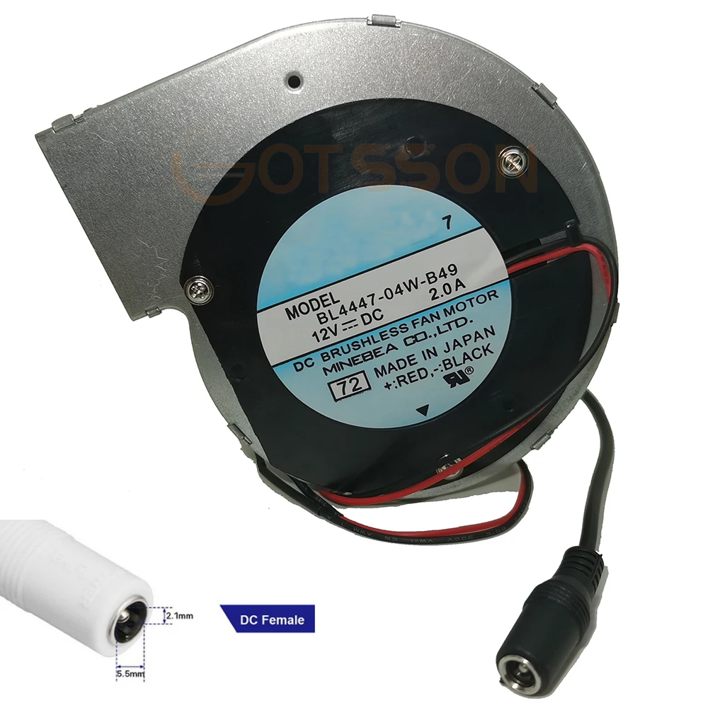 바베큐 송풍기 팬용 NMB BL4447-04W-B49-71 DC 12V 2A 터보 속도 조절 가능 컨트롤러 팬