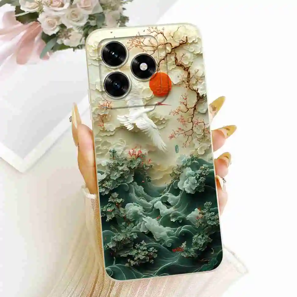 Cute Rabbit Cartoon Silicone Phone Case, Soft Protective Cover